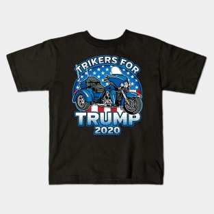 Trikers For Trump 2020 Biker Kids T-Shirt